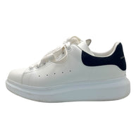 Alexander McQueen Oversized Sneakers White Black Suede Heel EU 37