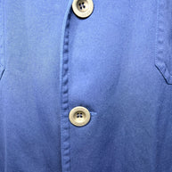 Vintage Gucci Blue Cotton Safari Jacket IT 58 XL