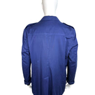 Vintage Gucci Blue Cotton Safari Jacket IT 58 XL