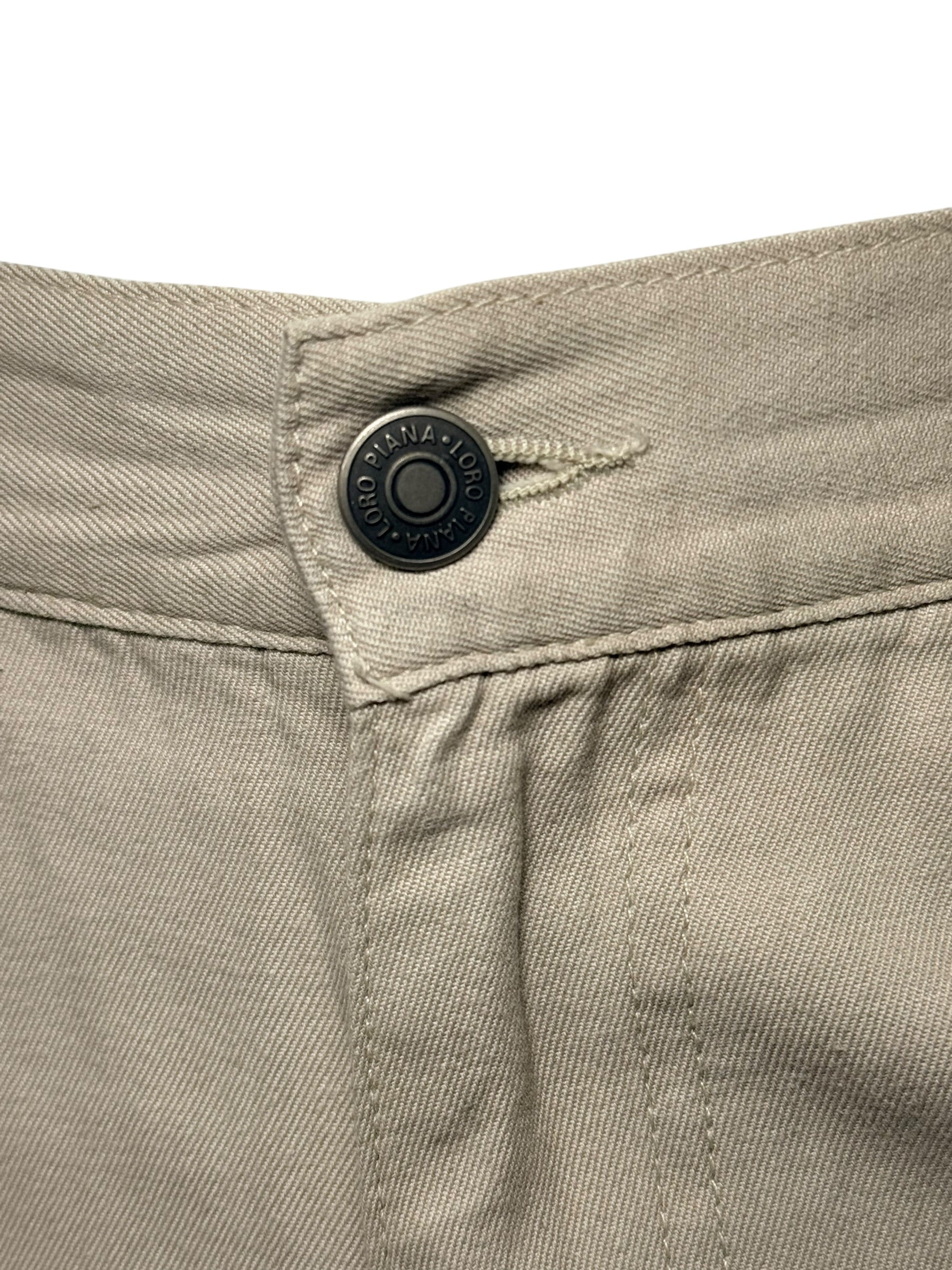 Loro Piana Men’s Cotton Pants Size 36 Beige Italy