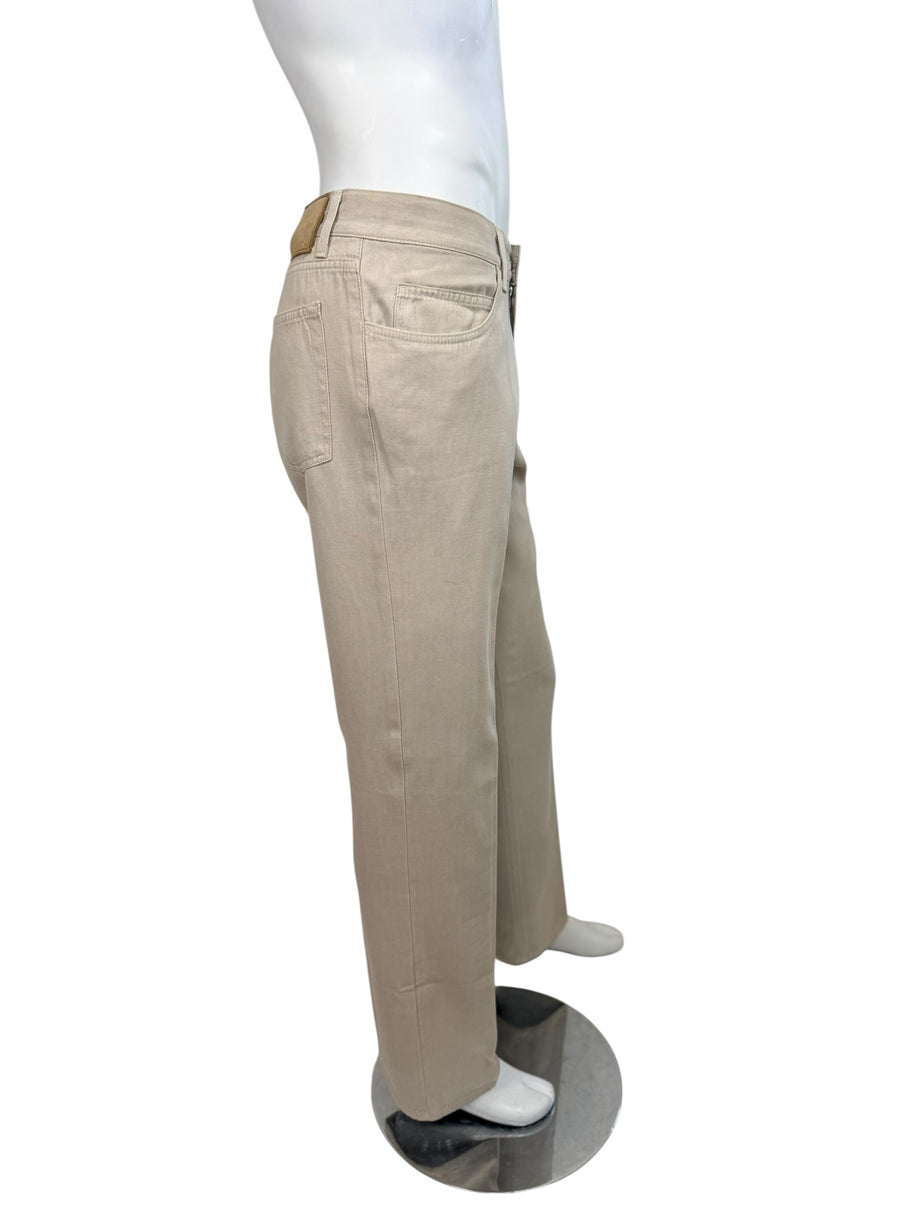 Loro Piana Men’s Cotton Pants Size 36 Beige Italy