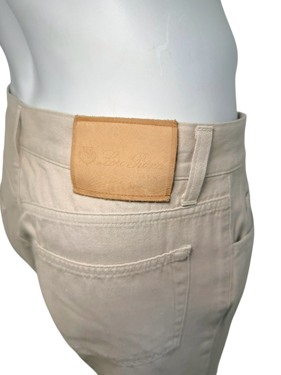 Loro Piana Men’s Cotton Pants Size 36 Beige Italy