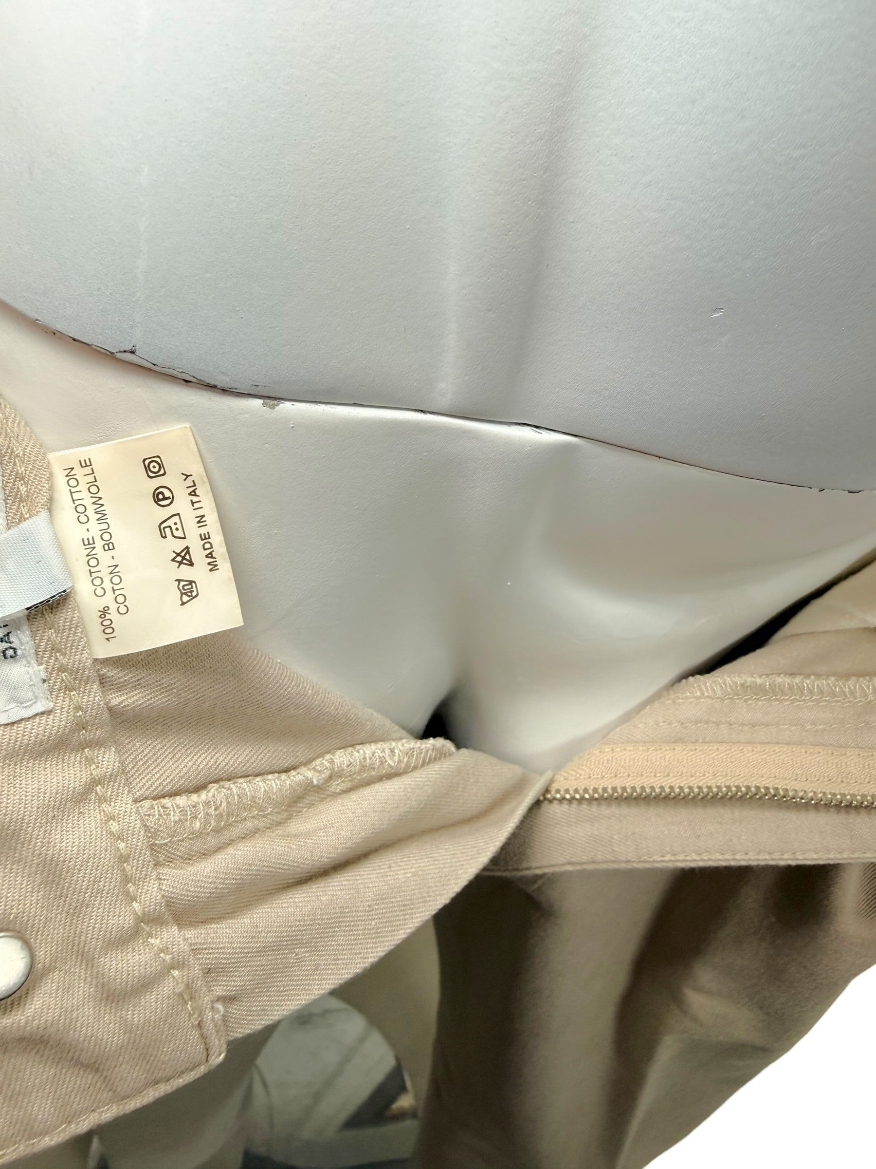 Loro Piana Men’s Cotton Pants Size 36 Beige Italy