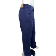 Loro Piana Navy Cotton Stretch Pants Mens 36 Italy