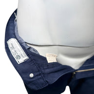 Loro Piana Navy Cotton Stretch Pants Mens 36 Italy