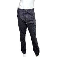 Ralph Lauren Black Label Cargo Pants 38 Navy Waxed Utility