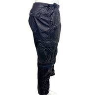 Ralph Lauren Black Label Cargo Pants 38 Navy Waxed Utility