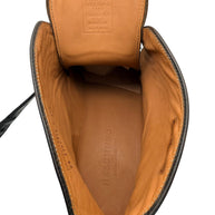 Heschung Manioc Leather Monk Strap Boots Size 13 Brown