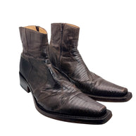 Gianni Barbato Exotic Leather Boots Size 45 Vintage 2002 Italy