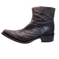 Gianni Barbato Exotic Leather Boots Size 45 Vintage 2002 Italy
