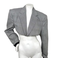 Vetements Cropped Plaid Blazer Garderobe Jacket S