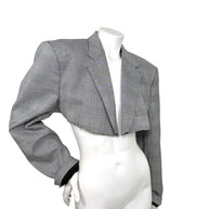 Vetements Cropped Plaid Blazer Garderobe Jacket S