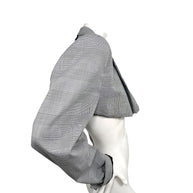Vetements Cropped Plaid Blazer Garderobe Jacket S