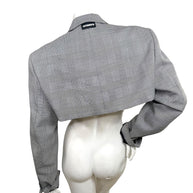 Vetements Cropped Plaid Blazer Garderobe Jacket S