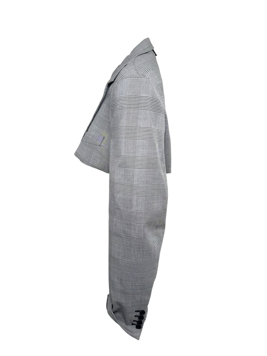 Vetements Cropped Plaid Blazer Garderobe Jacket S