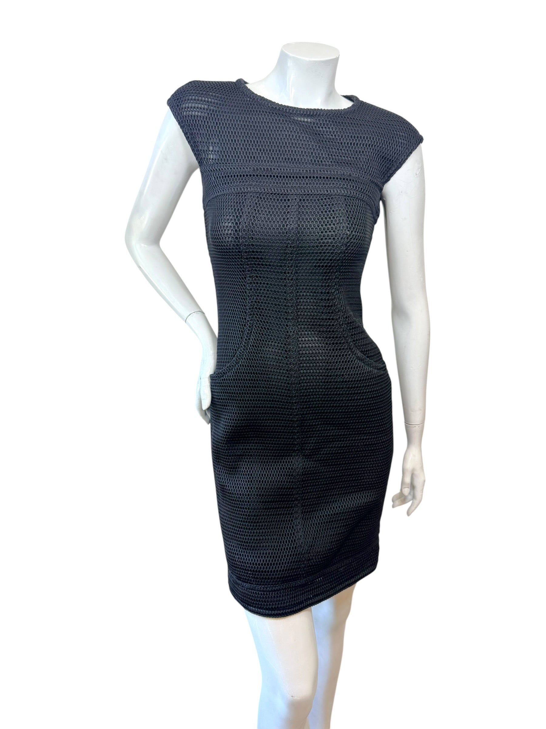 Chanel SS2013 Runway Mesh Knit Dress FR36