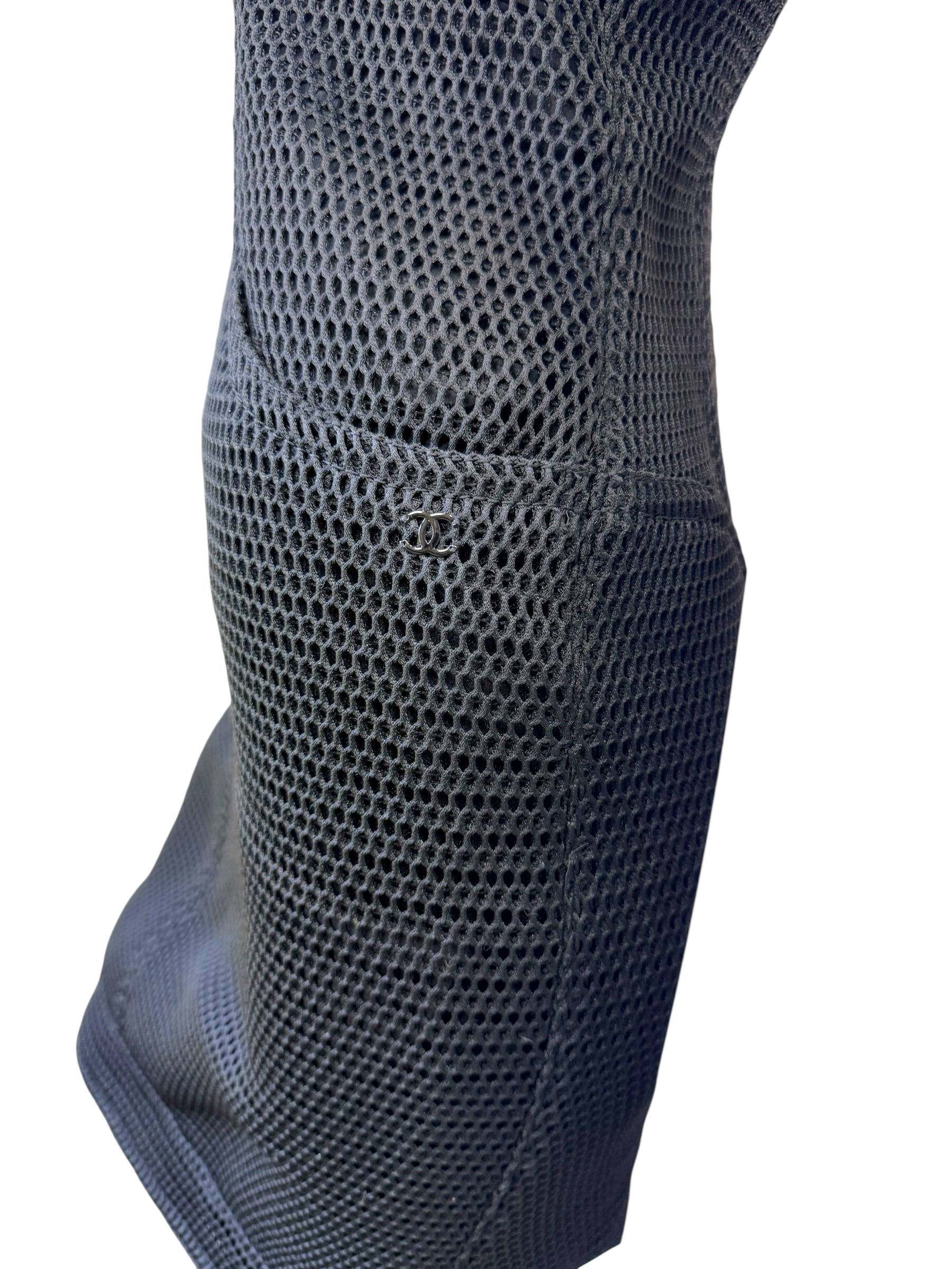 Chanel SS2013 Runway Mesh Knit Dress FR36