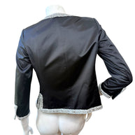 Chanel Runway Jacket Spring 2020 Look 65 Silk Size 34