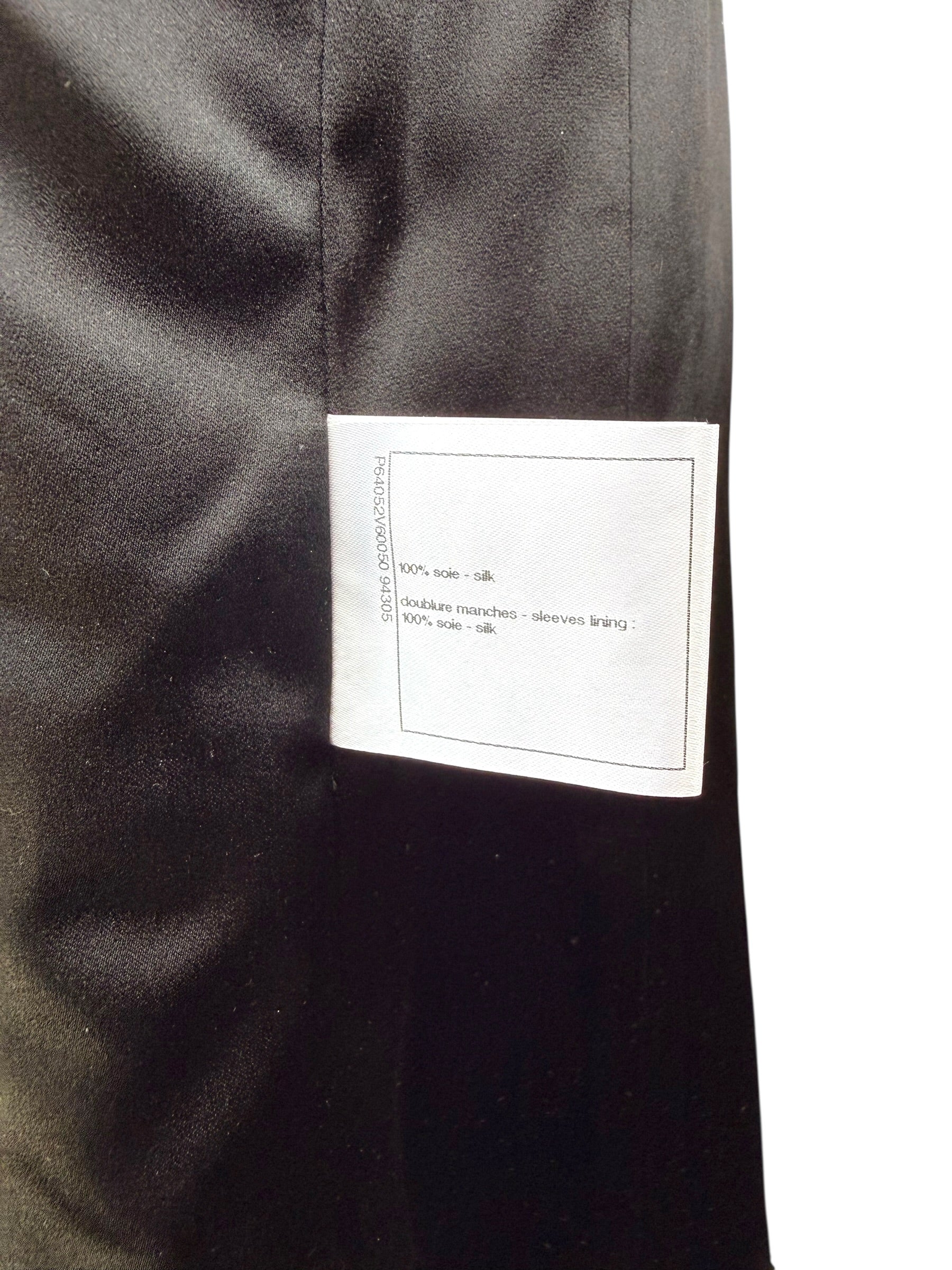 Chanel Runway Jacket Spring 2020 Look 65 Silk Size 34