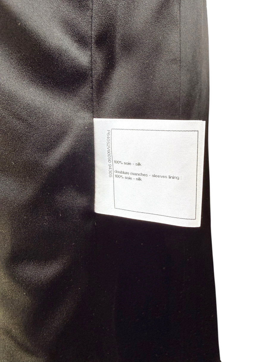 Chanel Runway Jacket Spring 2020 Look 65 Silk Size 34