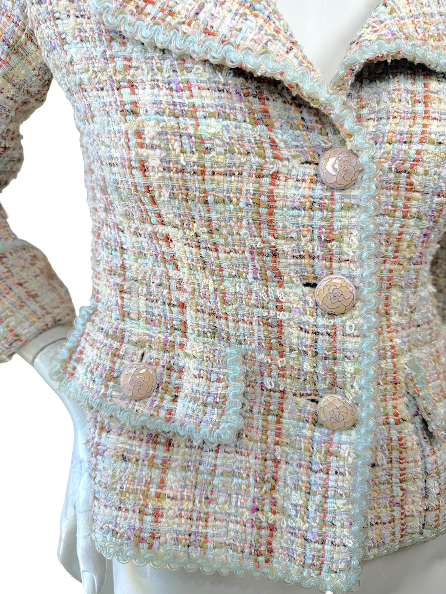 Chanel Resort 2013 Runway Tweed Jacket Look 42 Size 36