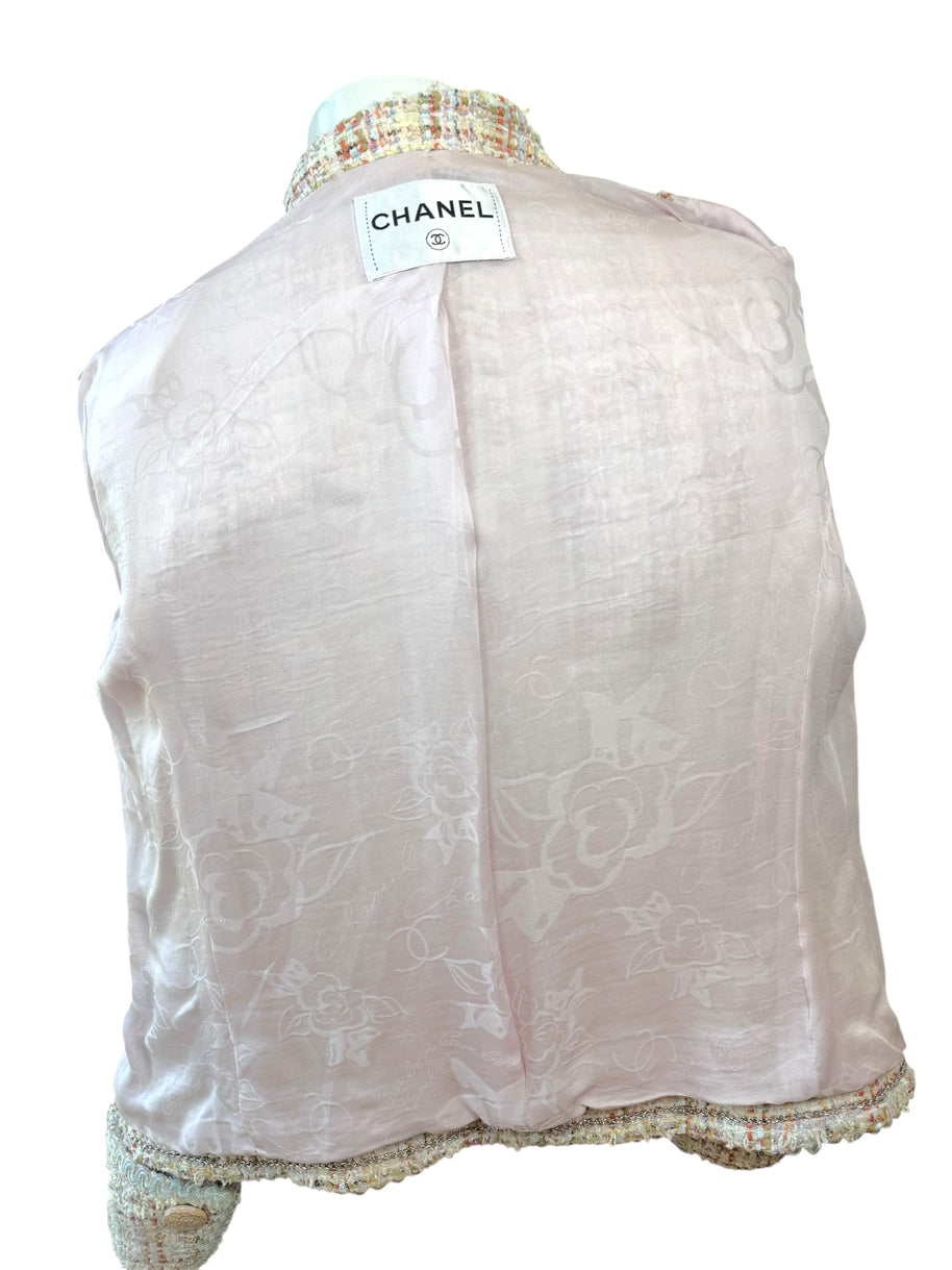 Chanel Resort 2013 Runway Tweed Jacket Look 42 Size 36