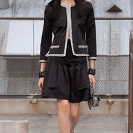 Chanel Runway Jacket Spring 2020 Look 65 Silk Size 34