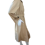 Vintage Saint Laurent Rive Gauche Beige Belted Trench Coat
