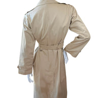 Vintage Saint Laurent Rive Gauche Beige Belted Trench Coat