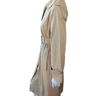 Vintage Saint Laurent Rive Gauche Beige Belted Trench Coat