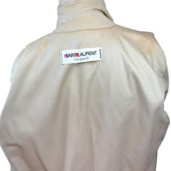Vintage Saint Laurent Rive Gauche Beige Belted Trench Coat