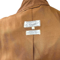 Vintage Gucci Camel Belted Trench Coat Silk Lined US 6