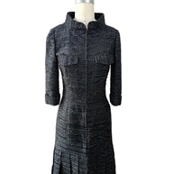 Chanel Runway Tweed Dress 2016K Look 80 Black Silver FR34 NWT