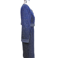 Chanel 2017 17P Tweed Jacket Dress Suit Set Navy FR34