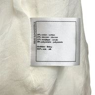 Chanel Spring Summer 2022 White Bouclé CC Button Jacket FR34