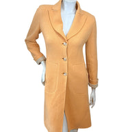 Loro Piana Cashmere Coat Giorgio’s Palm Beach Peach IT 40