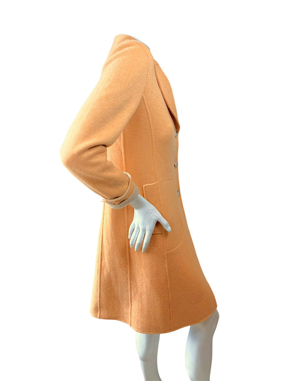 Loro Piana Cashmere Coat Giorgio’s Palm Beach Peach IT 40