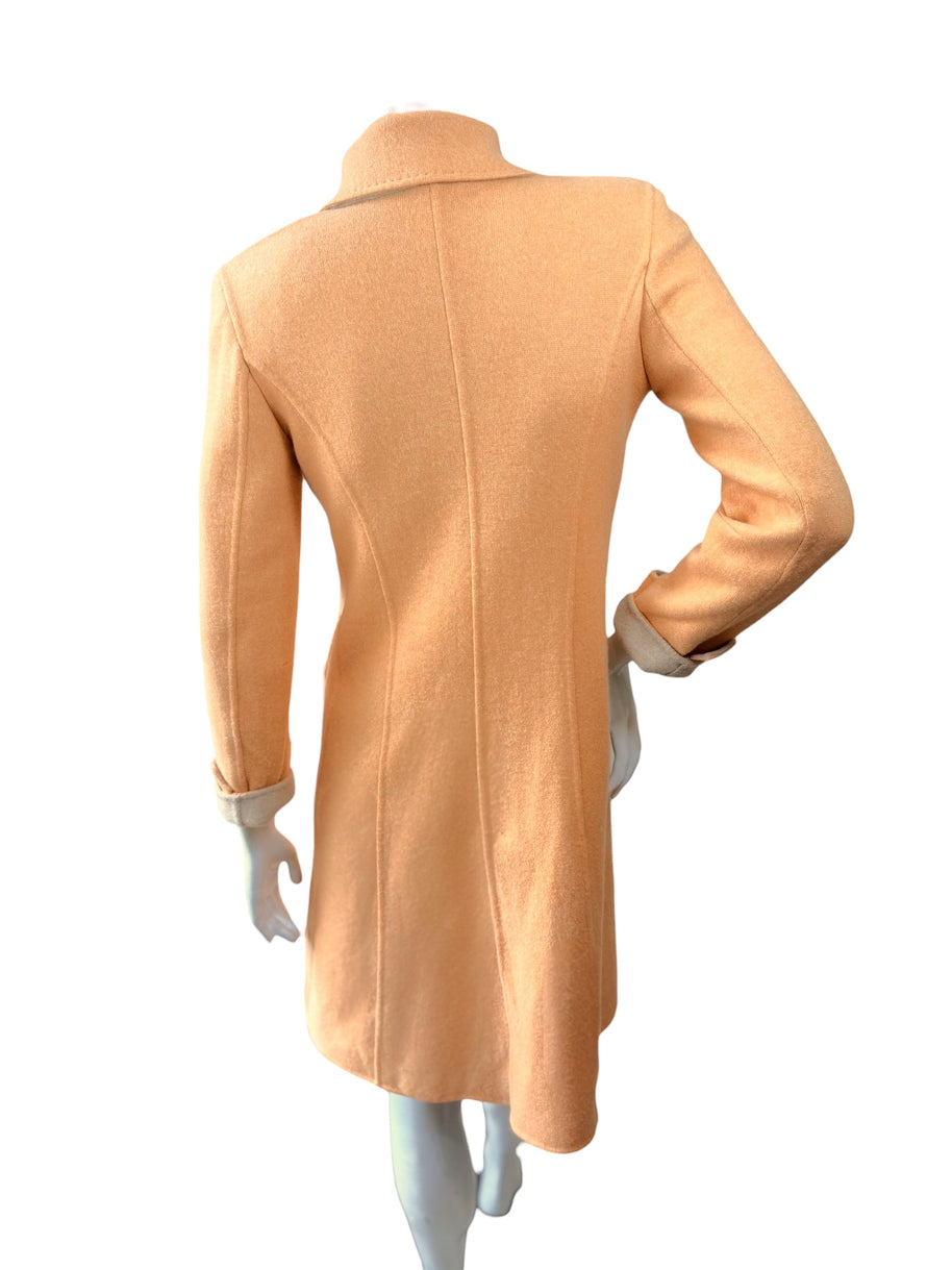 Loro Piana Cashmere Coat Giorgio’s Palm Beach Peach IT 40