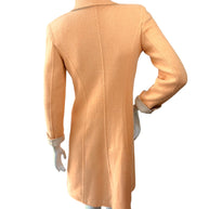 Loro Piana Cashmere Coat Giorgio’s Palm Beach Peach IT 40