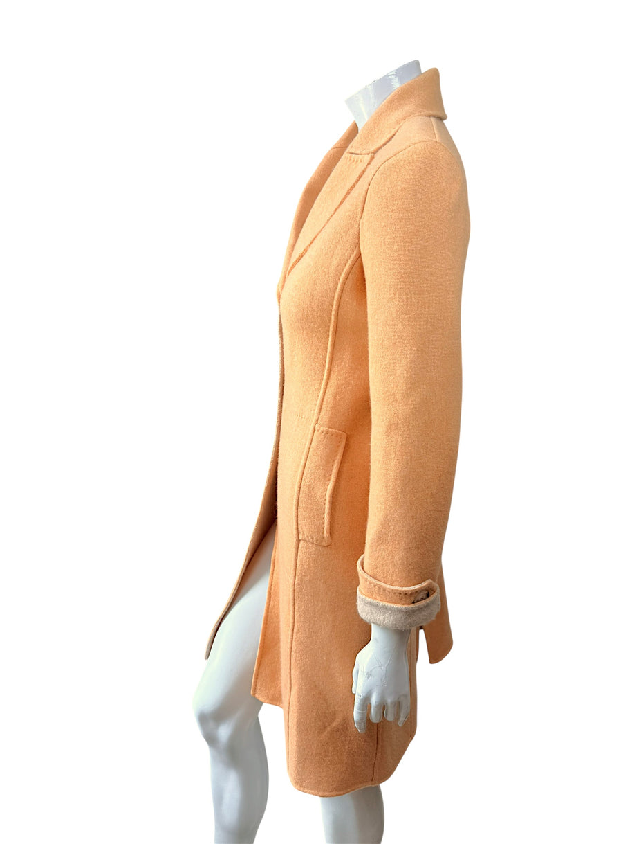 Loro Piana Cashmere Coat Giorgio’s Palm Beach Peach IT 40