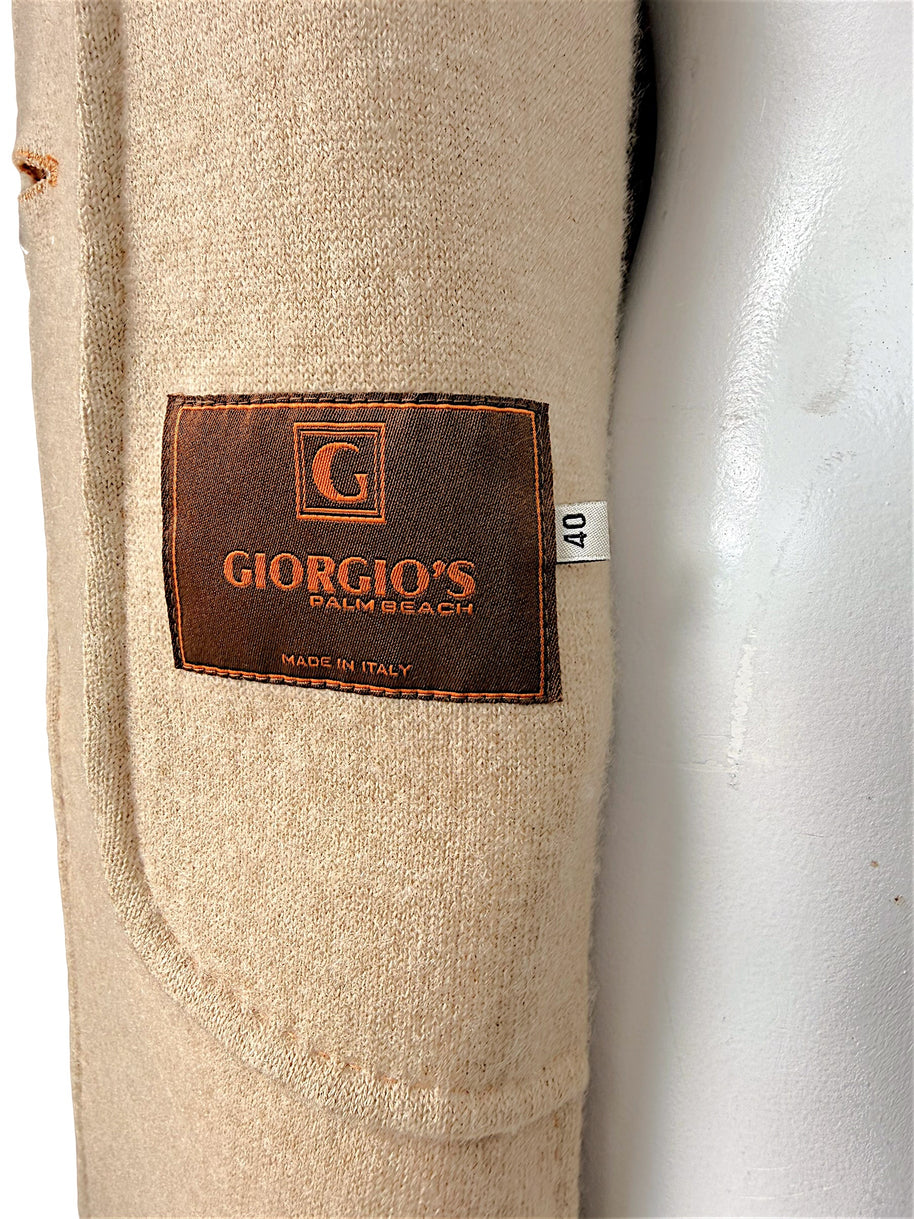 Loro Piana Cashmere Coat Giorgio’s Palm Beach Peach IT 40