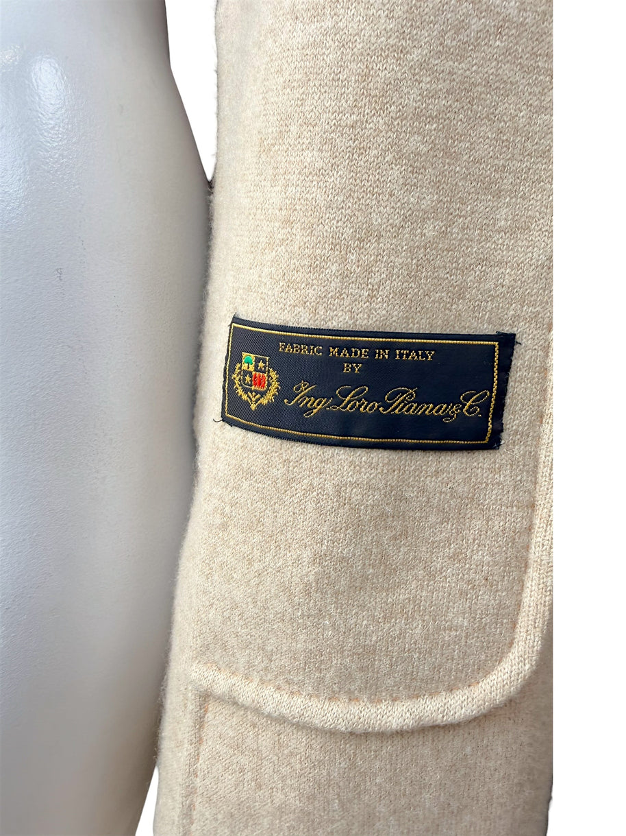 Loro Piana Cashmere Coat Giorgio’s Palm Beach Peach IT 40