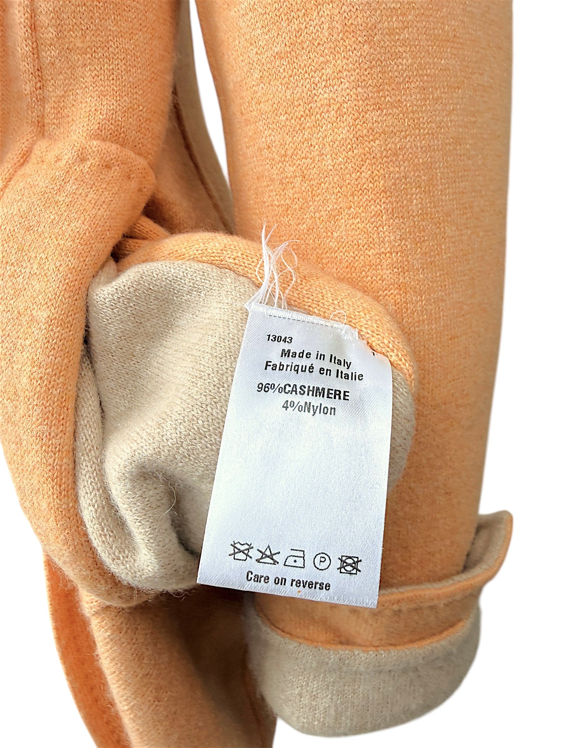 Loro Piana Cashmere Coat Giorgio’s Palm Beach Peach IT 40