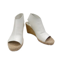 CÉLINE White Leather Espadrille Wedges SS16/SS17 (Phoebe Philo Era) Size 38