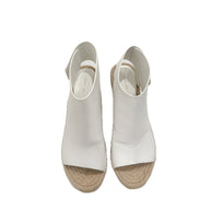 CÉLINE White Leather Espadrille Wedges SS16/SS17 (Phoebe Philo Era) Size 38