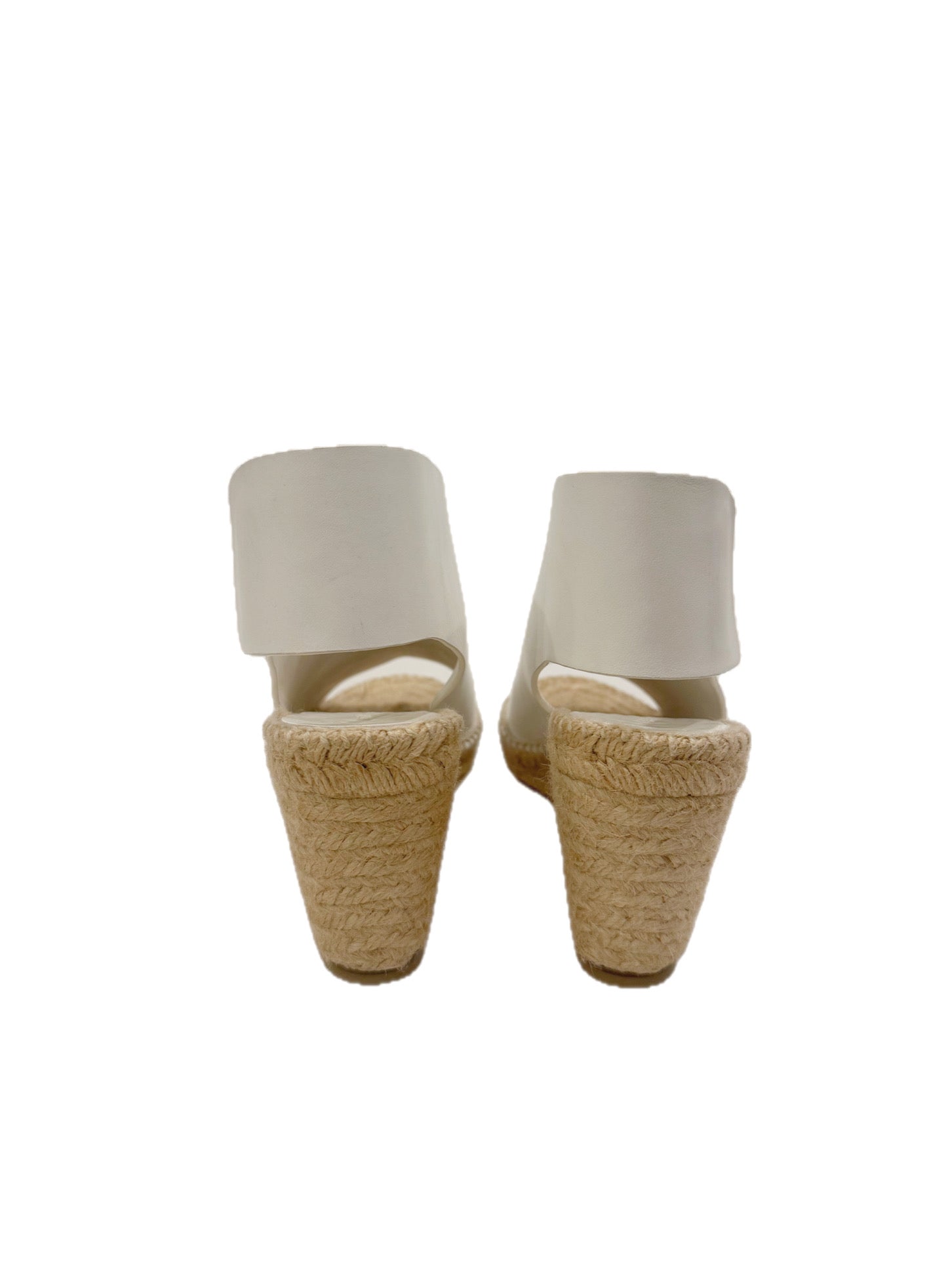 CÉLINE White Leather Espadrille Wedges SS16/SS17 (Phoebe Philo Era) Size 38