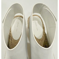CÉLINE White Leather Espadrille Wedges SS16/SS17 (Phoebe Philo Era) Size 38