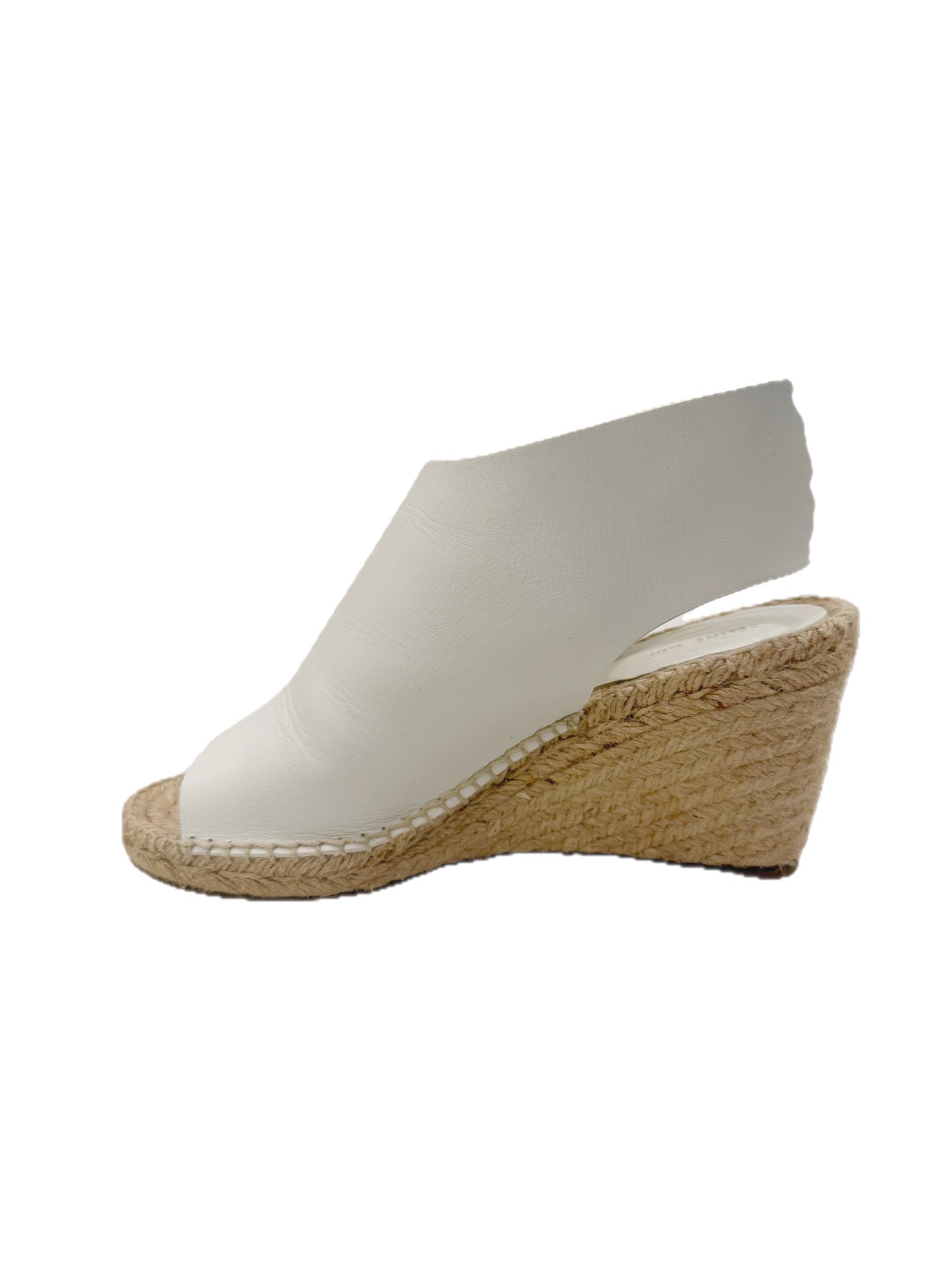 CÉLINE White Leather Espadrille Wedges SS16/SS17 (Phoebe Philo Era) Size 38