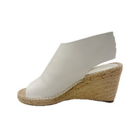 CÉLINE White Leather Espadrille Wedges SS16/SS17 (Phoebe Philo Era) Size 38