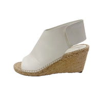 CÉLINE White Leather Espadrille Wedges SS16/SS17 (Phoebe Philo Era) Size 38